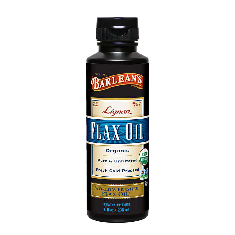 BARLEAN'S LIGNAN FLAX OIL 8OZ