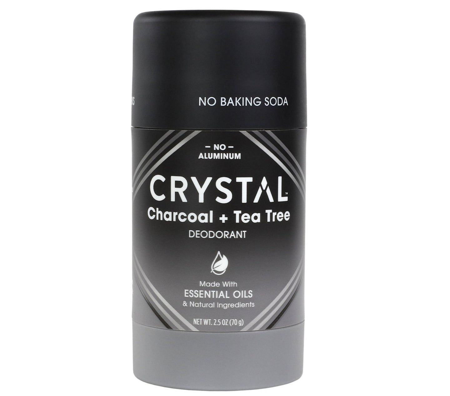 Crystal Deodorant Magnesium Enriched Charcoal /Tea Tree