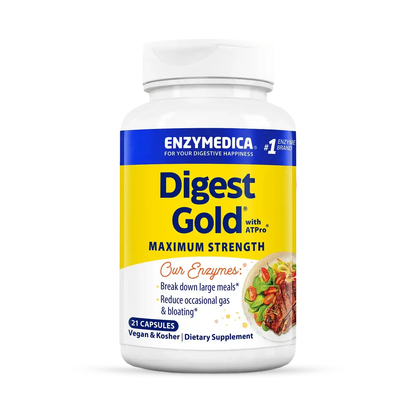 ENZYMEDICA DIGEST GOLD ATPRO 21 CAPSULES