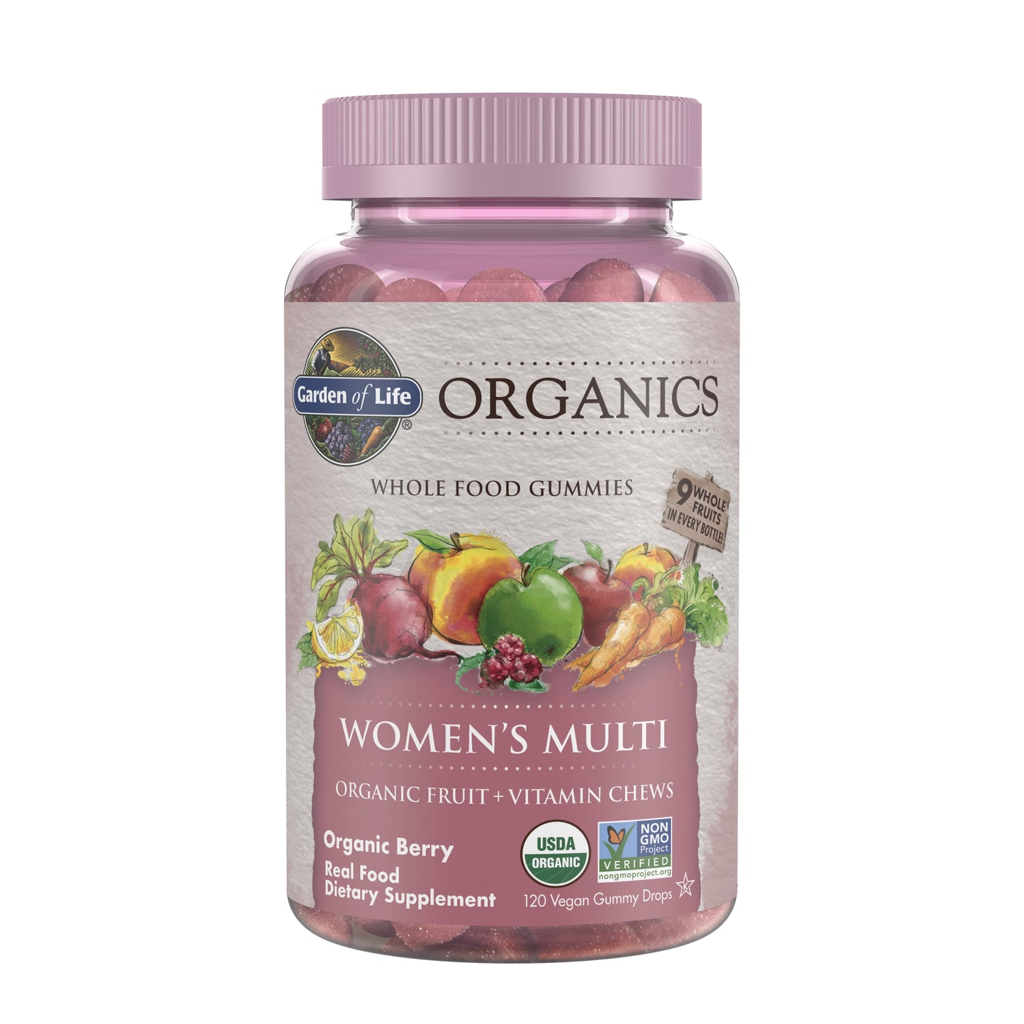 GARDEN OF LIFE MYKIND WOMEN MULTI 40+ GUMMIES