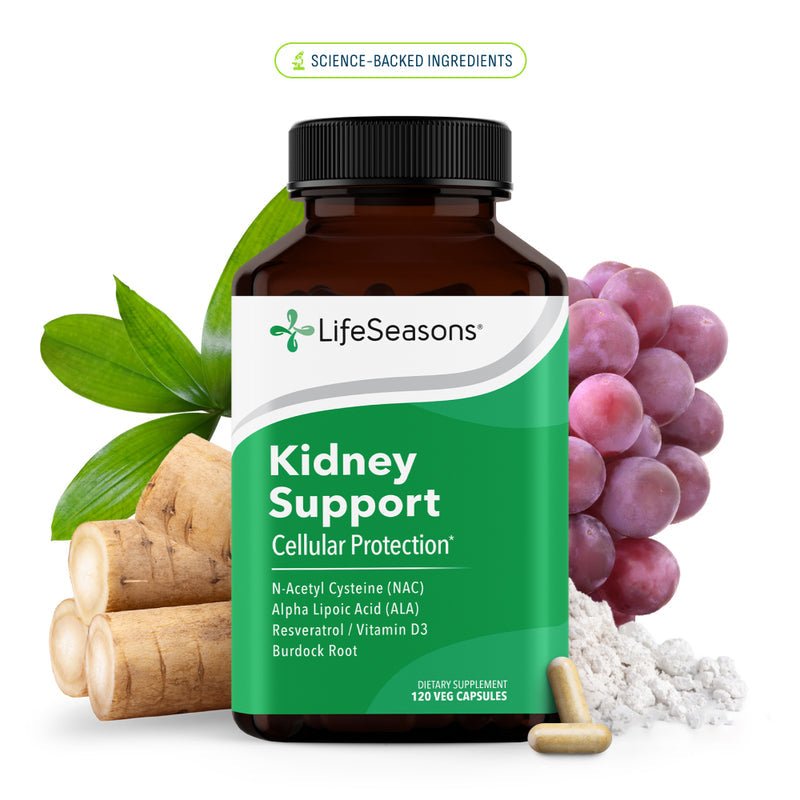 LIFE SEASONS KIDNEY SUPPORT 120 VEG CAPSULES