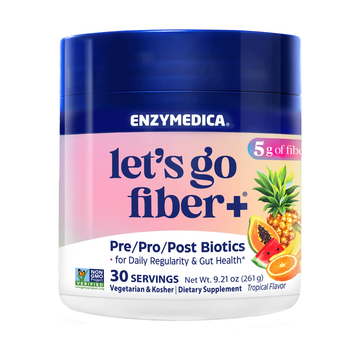 ENZYMEDICA LETS GO FIBER 9.21 OZ