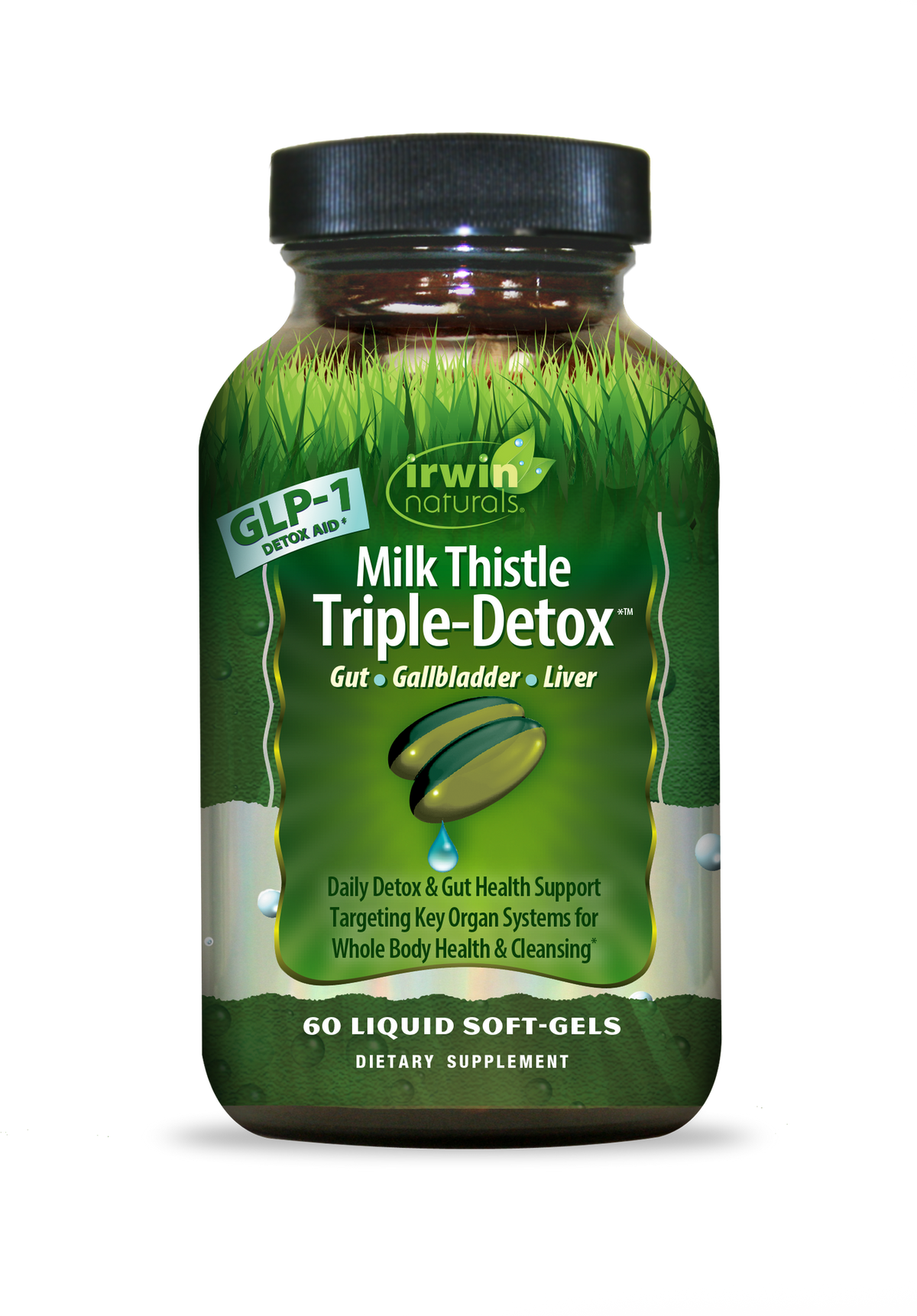 IRWIN NATURALS MILK THISTLE TRIPLE DETOX 60 SOFTGELS