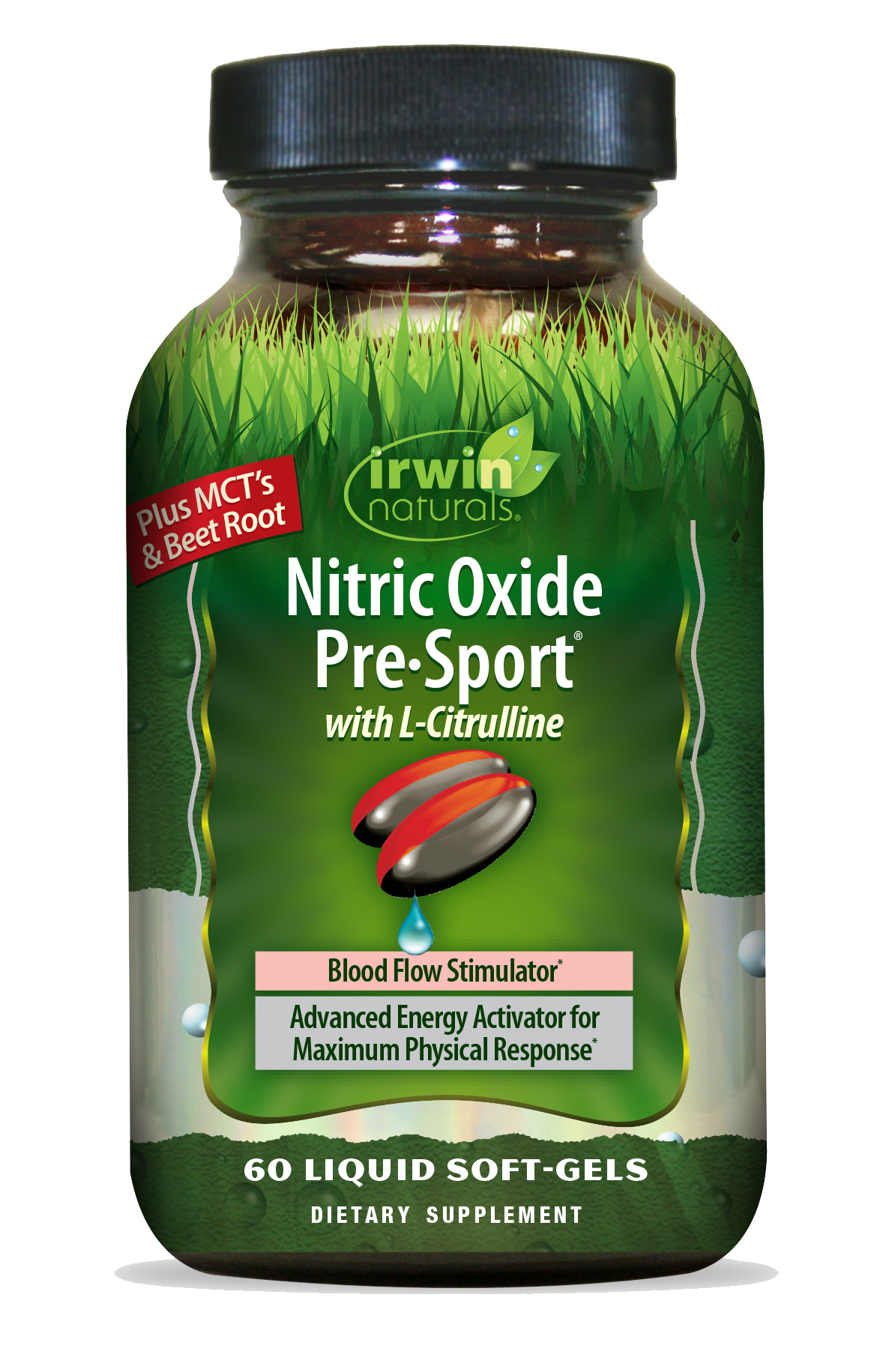 IRWIN NATURALS NITRIC OXIDE PRE-SPORT 60SOFTGELS