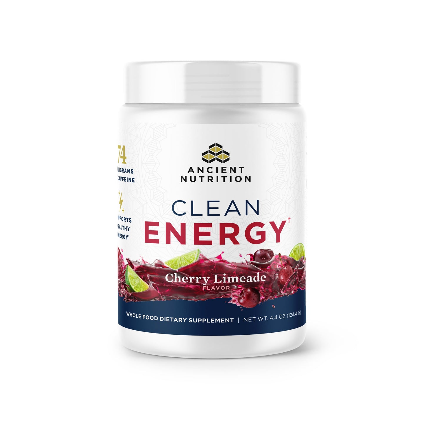 ANCIENT NUTRITION CLEAN ENERGY CHERRY LIMEADE FLAVOR 4.4 OZ