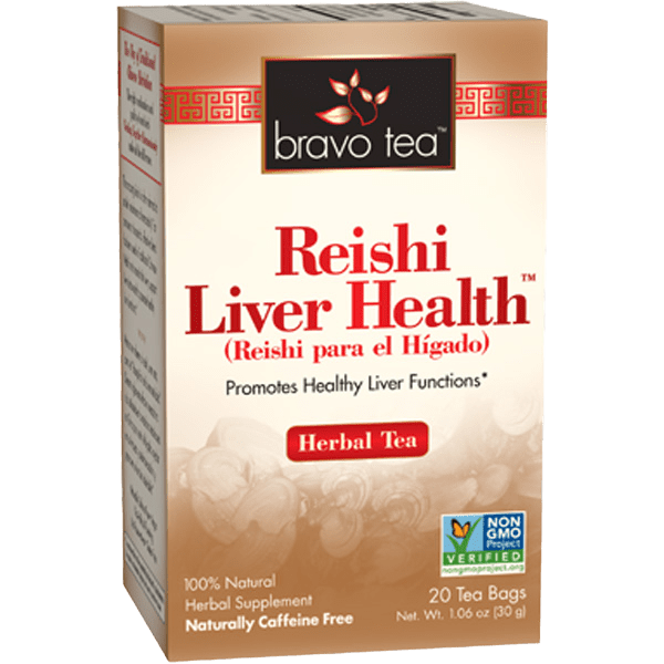 BRAVO REISHI LIVER HEALTH TEA 20 TEABAGS