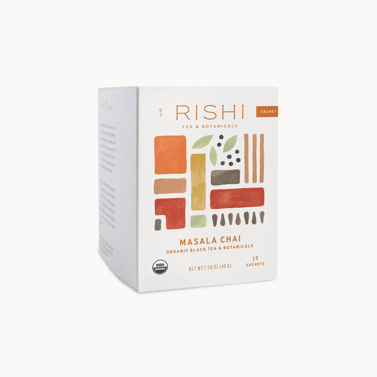 TEA & BOTANICALS RISHI MASALA CHAI 15 SACHETS