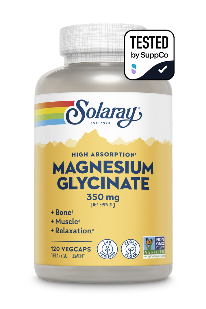 SOLARAY MAGNESIUM GLYCINATE 350MG 120CT