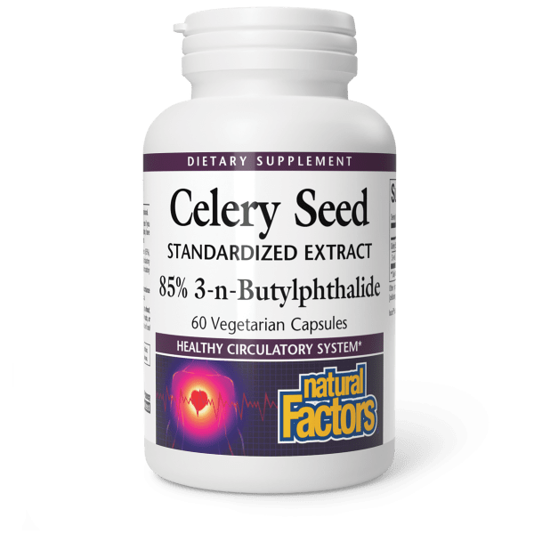 NATURAL FACTORS CELERY SEED EXT SOFTGELS