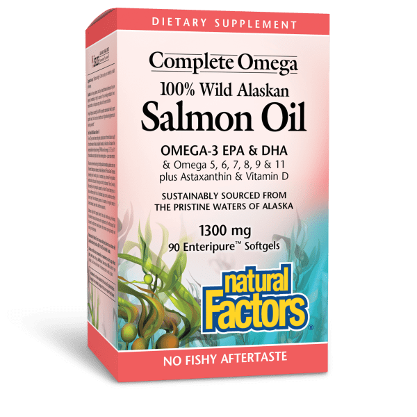 NATURAL FACTORS COMPLETE OMEGA 1300MG 90 CAPSULES SG