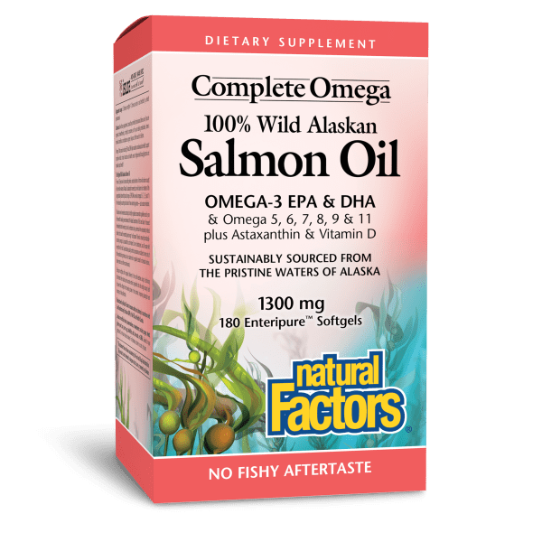 NATURAL FACTORS OMEGA COMPLETE 1300MG 180 SG