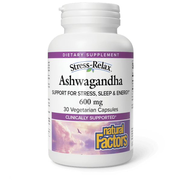 NATURAL FACTORS ASHWAGANDHA 600MG 30VCAPS