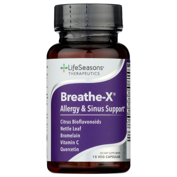 LIFE SEASONS BREATHE-X 15 VEG CAPSULES