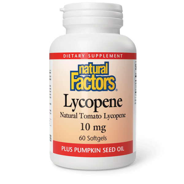 NATURAL FACTORS LYCOPENE 10MG 60 SOFTGEL