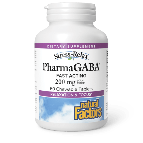 NATURAL FACTORS RX GABA 60 CHEWS