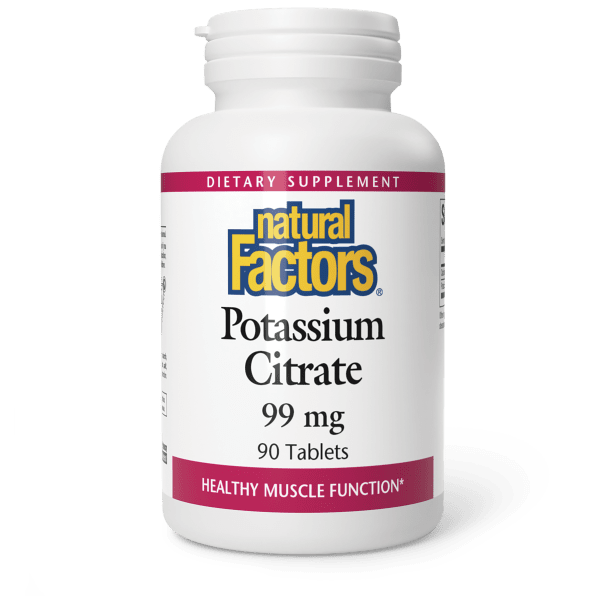 NATURAL FACTORS POTASSIUM CITRATE 99 MG 90 TABLET