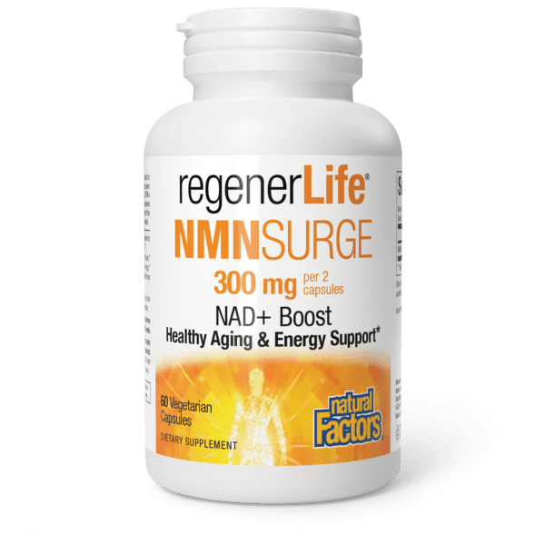 NATURAL FACTORS NMN SURGE 300 MG 60 CAPSULES