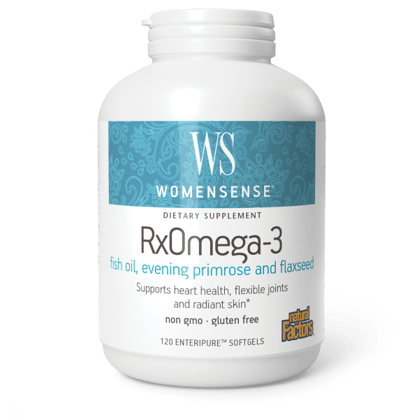NATURAL FACTORS WOMEN SENSE RXOMEGA-3 120 SG