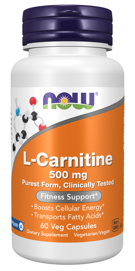 NOW L-CARNITINE 500 MG 60 VEG CAP