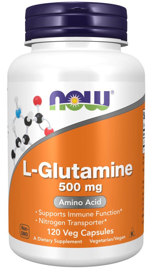 NOW L-GLUTAMINE 500 MG 120 VEG CAP