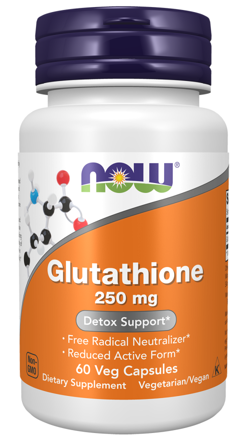 NOW L-GLUTATHIONE 250 MG 60 VEG CAPSULES