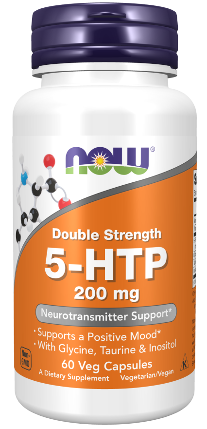 NOW 5-HTP, DOUBLE STRENGTH 200 MG