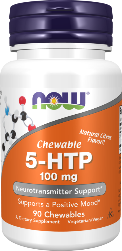 NOW 5-HTP 100 MG CHEWABLES