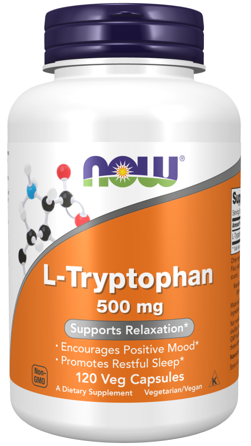 NOW L-TRYPTOPHAN 500 MG 120 VEG CAP