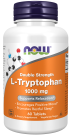 NOW Foods L-Tryptophan, Double Strength 1000 mg