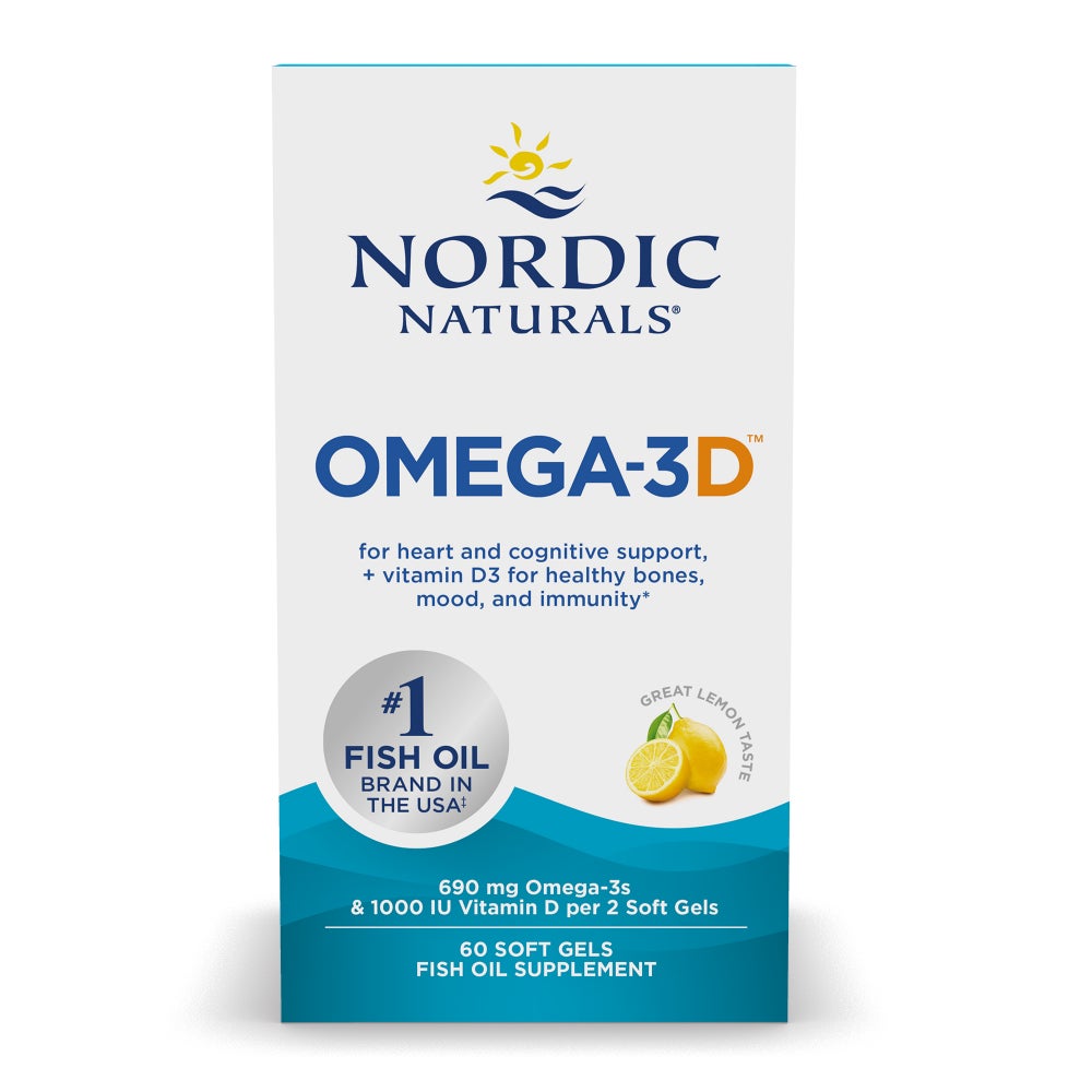 NORDIC NATURALS OMEGA-3D 60 SG