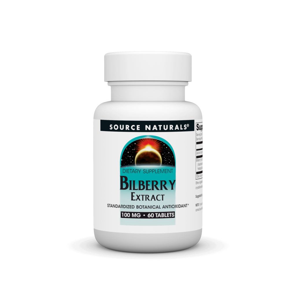 Source Naturals Bilberry Ext 100mg 60tabs