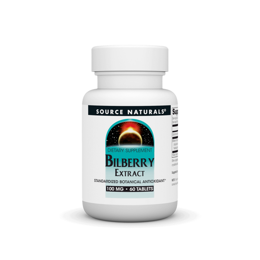 Source Naturals Bilberry Ext 100mg 60tabs