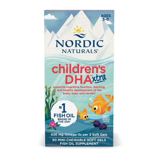 NORDIC NATURALS CHILDRENS DHA XTRA 90MINI CHEW
