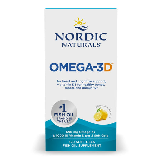 NORDIC NATURALS OMEGA-3D 120SG