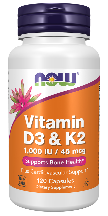 NOW VITAMIN D3 & K2
