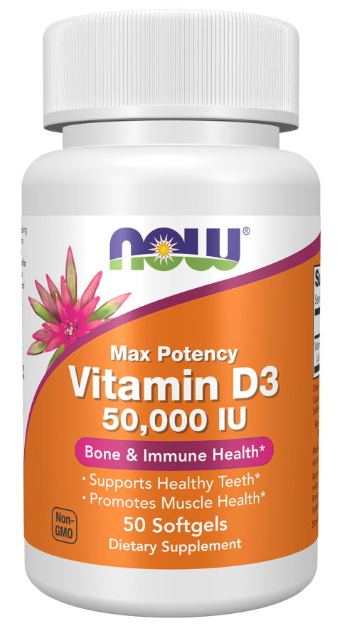 NOW VITAMIN D3 50,000 IU