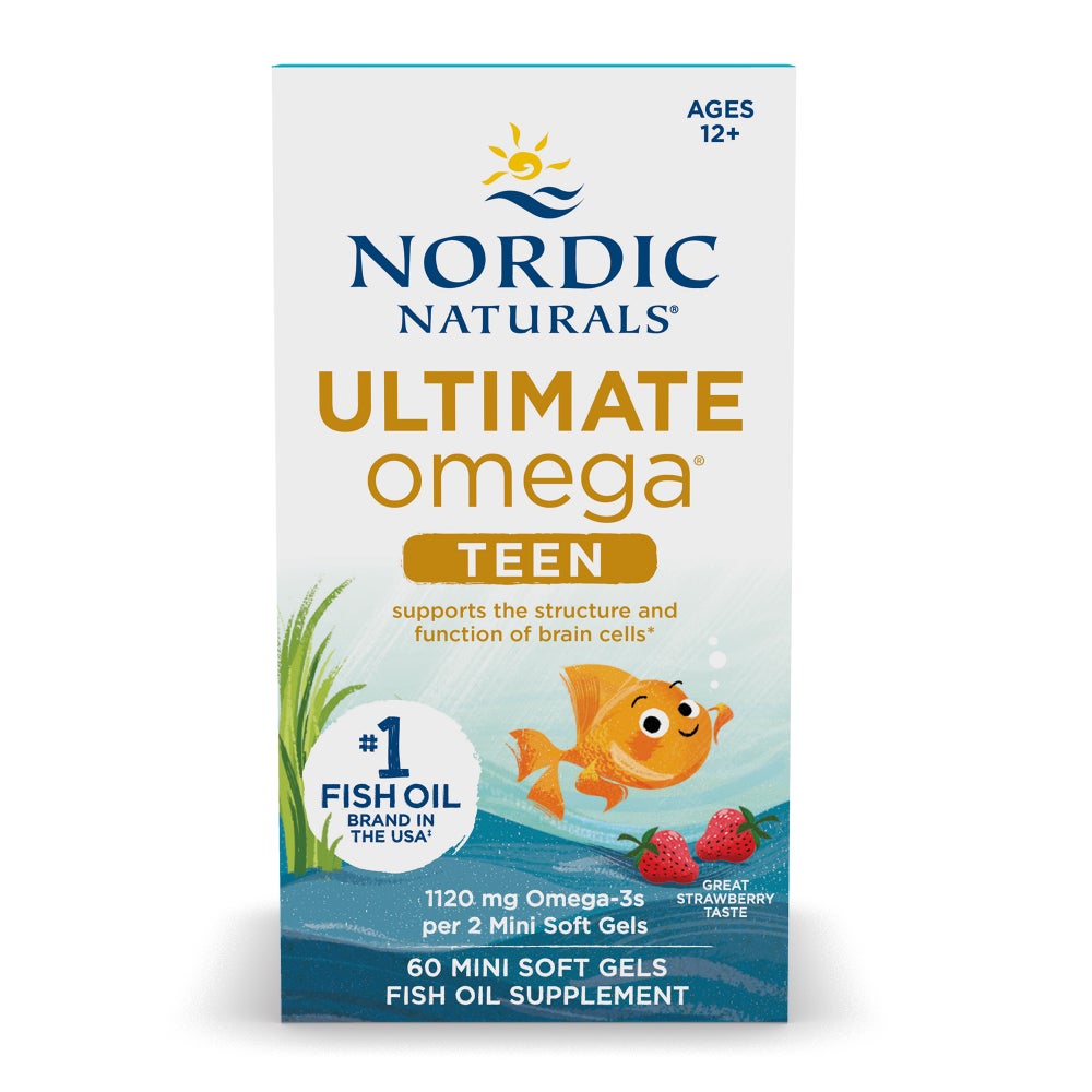 NORDIC NATURALS ULT OMEGA 2X TEEN 60MINI SOFTGELS