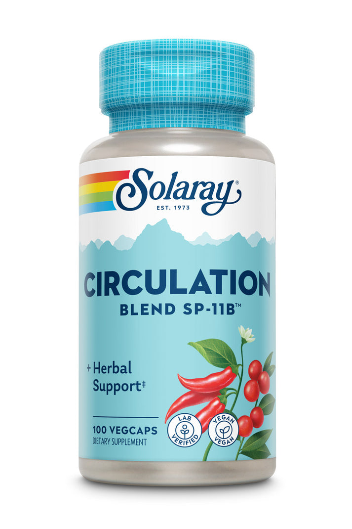 SOLARAY CIRCULATION BLEND SP-11B 100 VEG CAPSULES