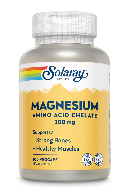 SOLARAY MAGNESIUM AAC 200 MG ( B18)