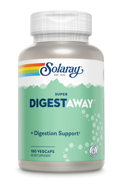 SOLARAY SUPER DIGESTAWAY 180 VEG CAPSULES