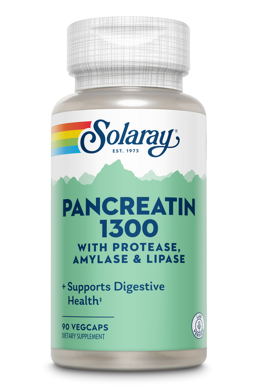 SOLARAY PANCREATIN 1300MG 90 VEG CAPSULE