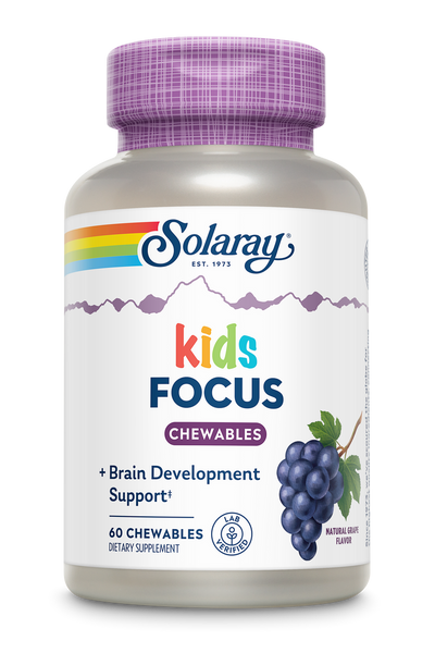 SOLARAY FOCUS KID CHEWS GRAPE 60 CHEW