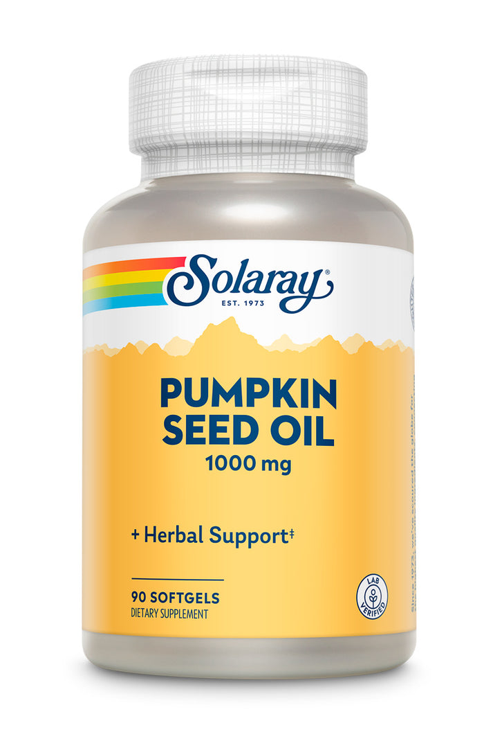 SOLARAY PUMPKIN SEED OIL 1000MG 90CT