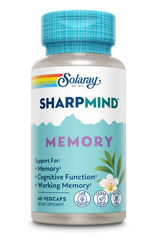 SOLARAY SHARPMIND 60 VEG CAPSULES