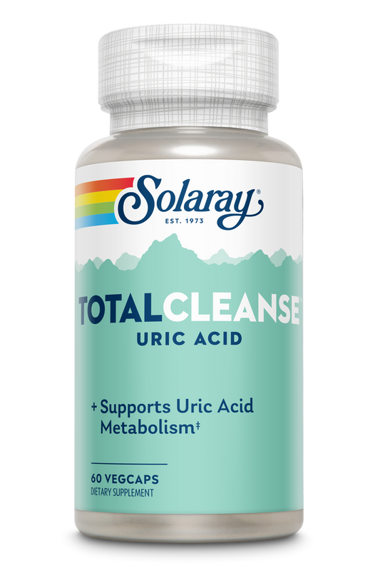 SOLARAY TOTAL CLEANSE URIC ACID 60 VEG CAPSULES