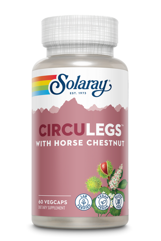 SOLARAY CIRCULEGS W/HORSECHESTNUT 60 VEG CAPSULES