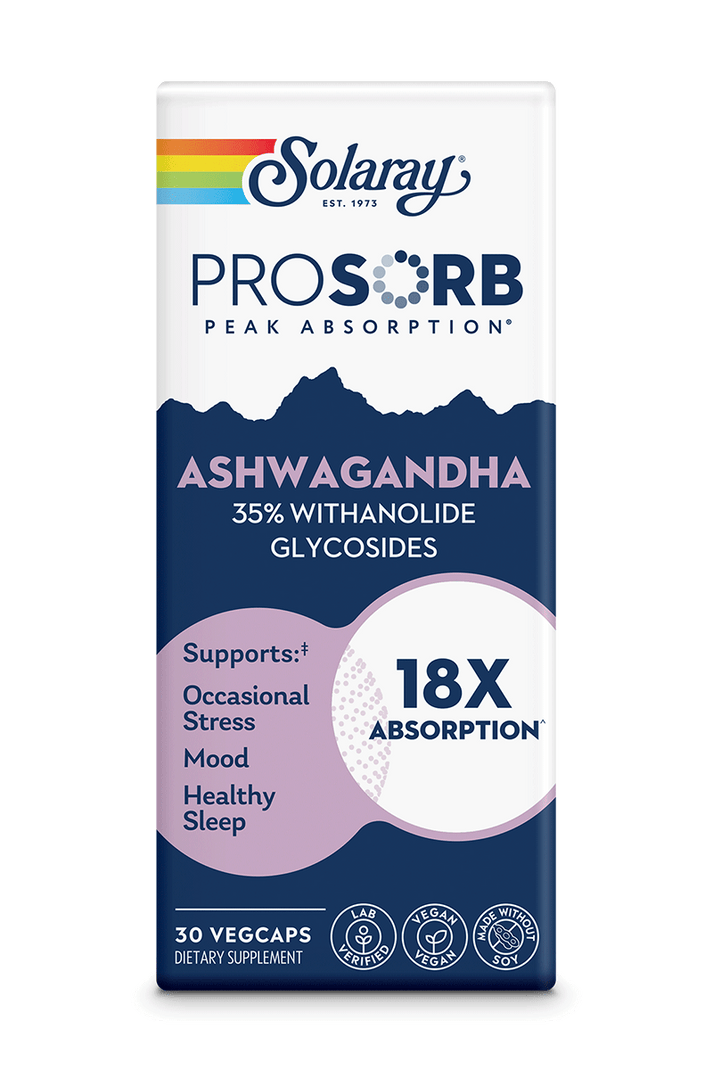 SOLARAY PROSORB ASHWAGANDA 30 VCAPS