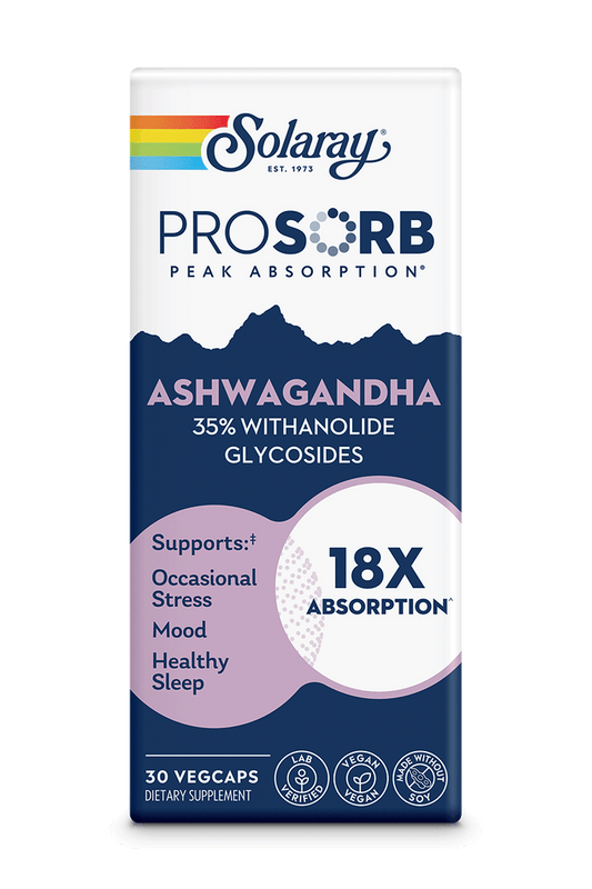 SOLARAY PROSORB ASHWAGANDA 30 VCAPS