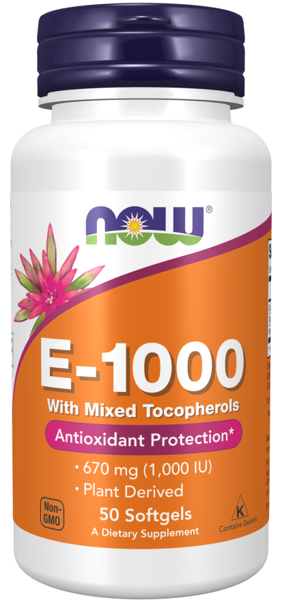 NOW VITAMIN E-1000 MIXED TOCOPHEROLS