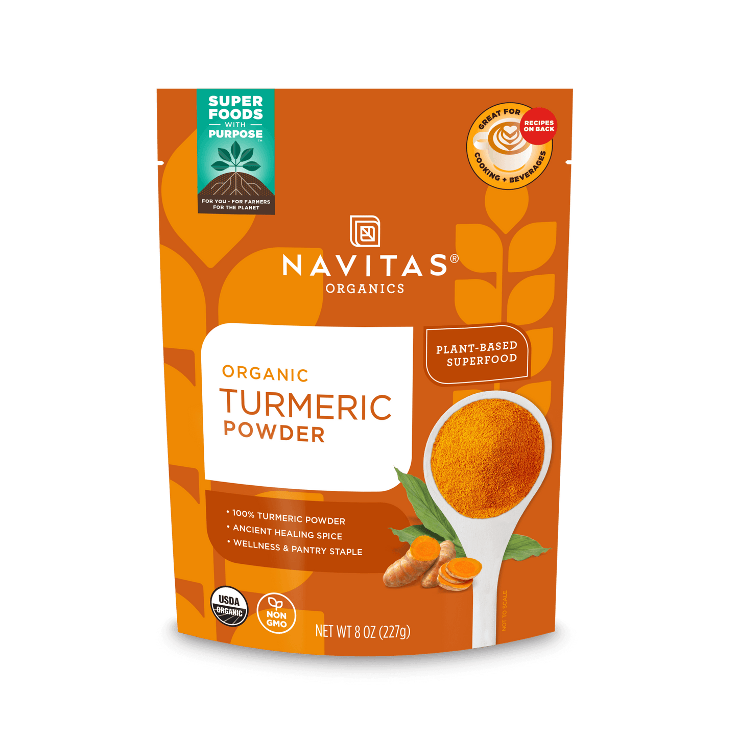 Navitas Turmeric Powder Organic 8 Oz